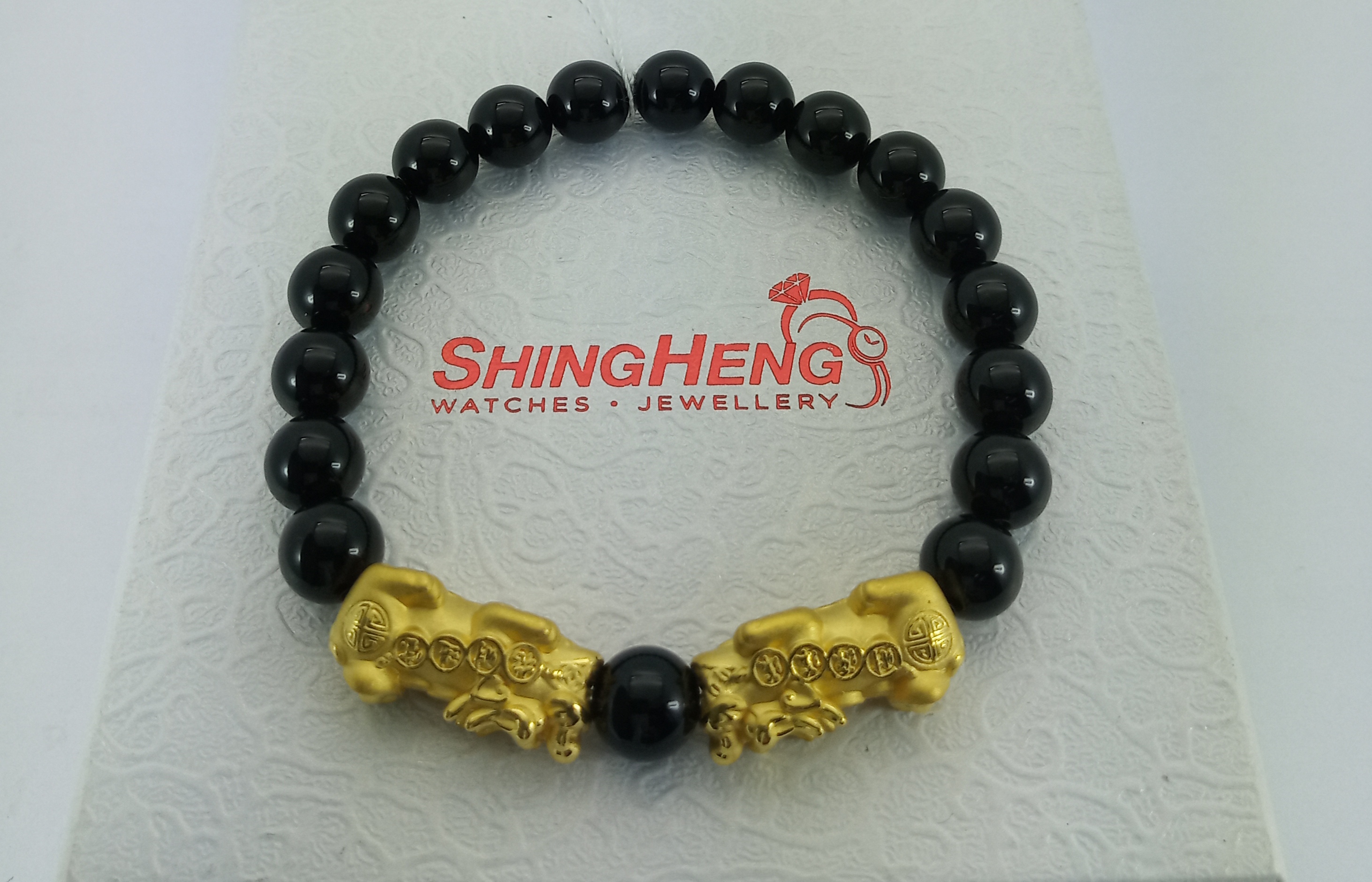 999 Gold Pixiu Bracelet - M